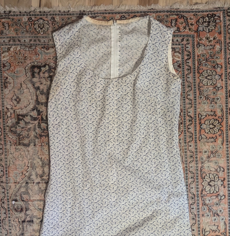 90s Floral Sleeveless Dress